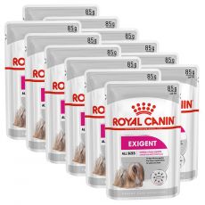 Royal Canin Exigent Dog Loaf kapsička s paštétou pre maškrtné malé psy 12 x 85 g