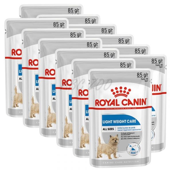Royal Canin Light Weight Care Dog Loaf diétna kapsička s paštétou pre psy 12 x 85 g