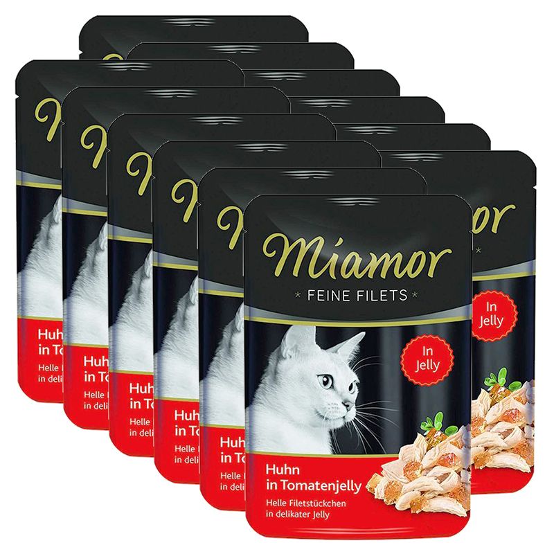 Kapsička Miamor Feine Filets kura a paradajky v želé 12 x 100 g