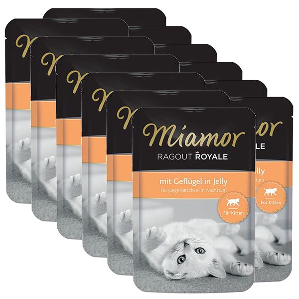 MIAMOR Ragout Royal Kitten hydina v želé 12 x 100 g