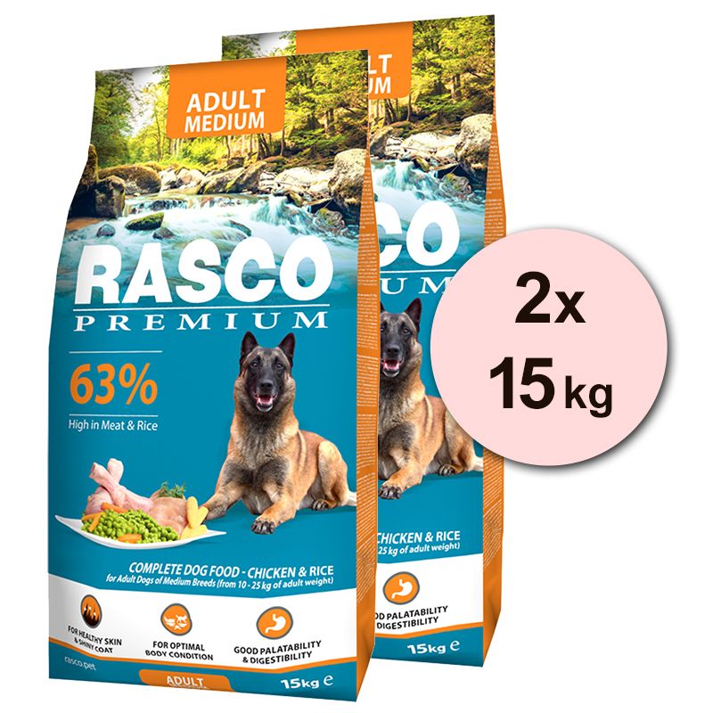 RASCO PREMIUM Adult Medium 2 x 15 kg