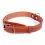 COLLAR kožen&yacute; obojok pre psa hned&yacute; 32 - 40 cm, 20 mm