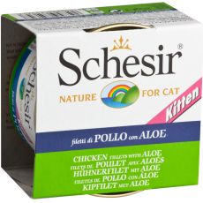 Schesir kitten kura s aloe vera v želé 85 g