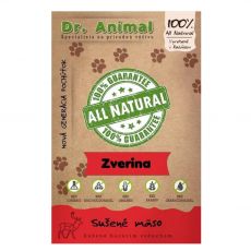 Dr.Animal 100 % zverina sušené mäso 80 g