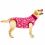 Pooperačné oblečenie pre psa S+ kamufláž ružová