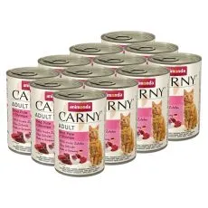 Animonda Carny Adult hov&auml;dzie, morčacie m&auml;so a krevety 12 x 400 g