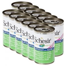 Schesir kitten kura s aloe vera v želé 12 x 140 g