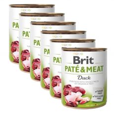 Konzerva Brit Paté & Meat Duck 6 x 800 g