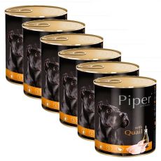 Konzerva Piper Adult s prepelicou 6 x 800 g