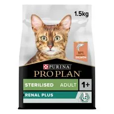 PRO PLAN Adult Sterilised Renal Plus granule pre mačky losos 1,5 kg