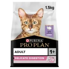 PRO PLAN Adult Delicate Digestion granule pre mačky morka 1,5 kg
