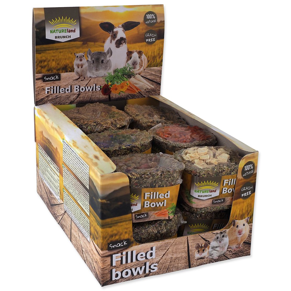 NATUREland BRUNCH Filled bowls 12 x 75 g