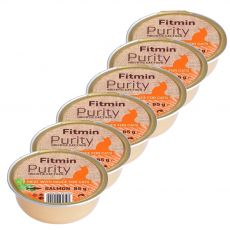 Fitmin Cat Purity lososová vanička 6 x 85 g