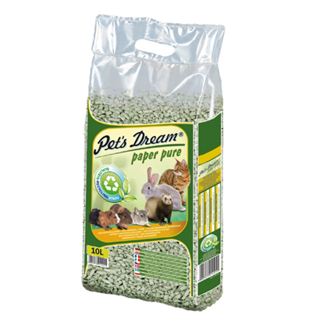 Podstielka JRS Pet's Dream Paper Pure 10 L / 4,8 kg