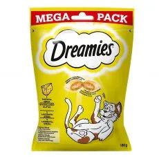 Dreamies poch&uacute;ťky s jemn&yacute;m syrom pre mačky 180 g