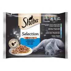 Sheba Selection Rybí výber 4 x 85 g