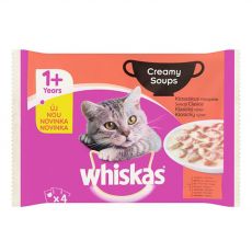 Whiskas Creamy Soups Klasický výber 4 x 85 g