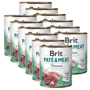 Konzerva Brit Paté & Meat Venison 12 x 800 g