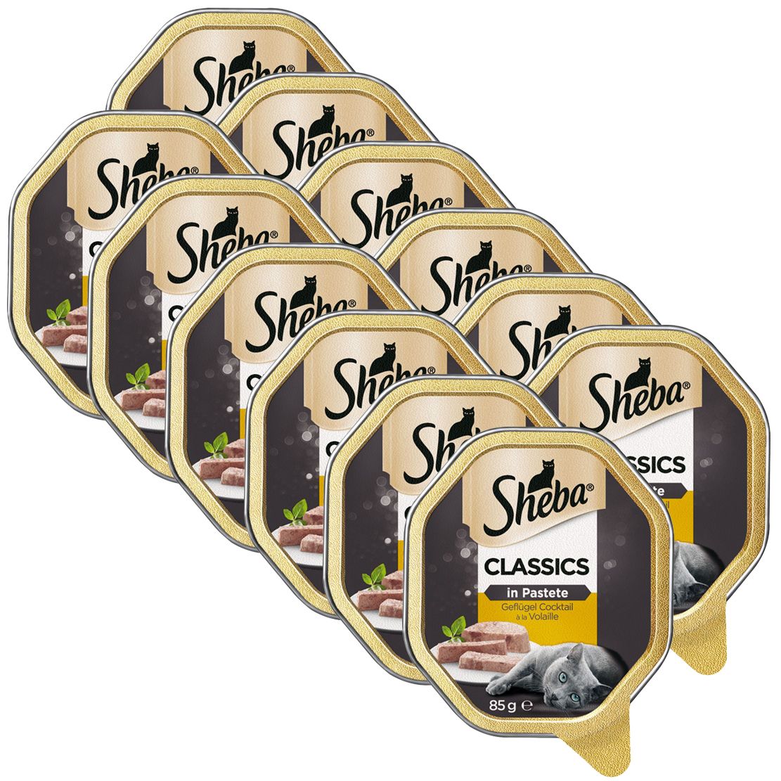 Sheba Classics Hydinový koktejl 12 x 85 g