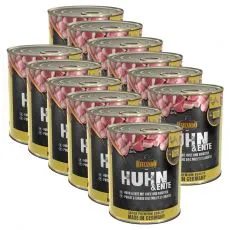 BELCANDO Kuracie a kačacie + proso a mrkva - konzerva 12 x 800g