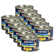 Konzerva ONTARIO Multi Fish a lososový olej – 12 x 200g