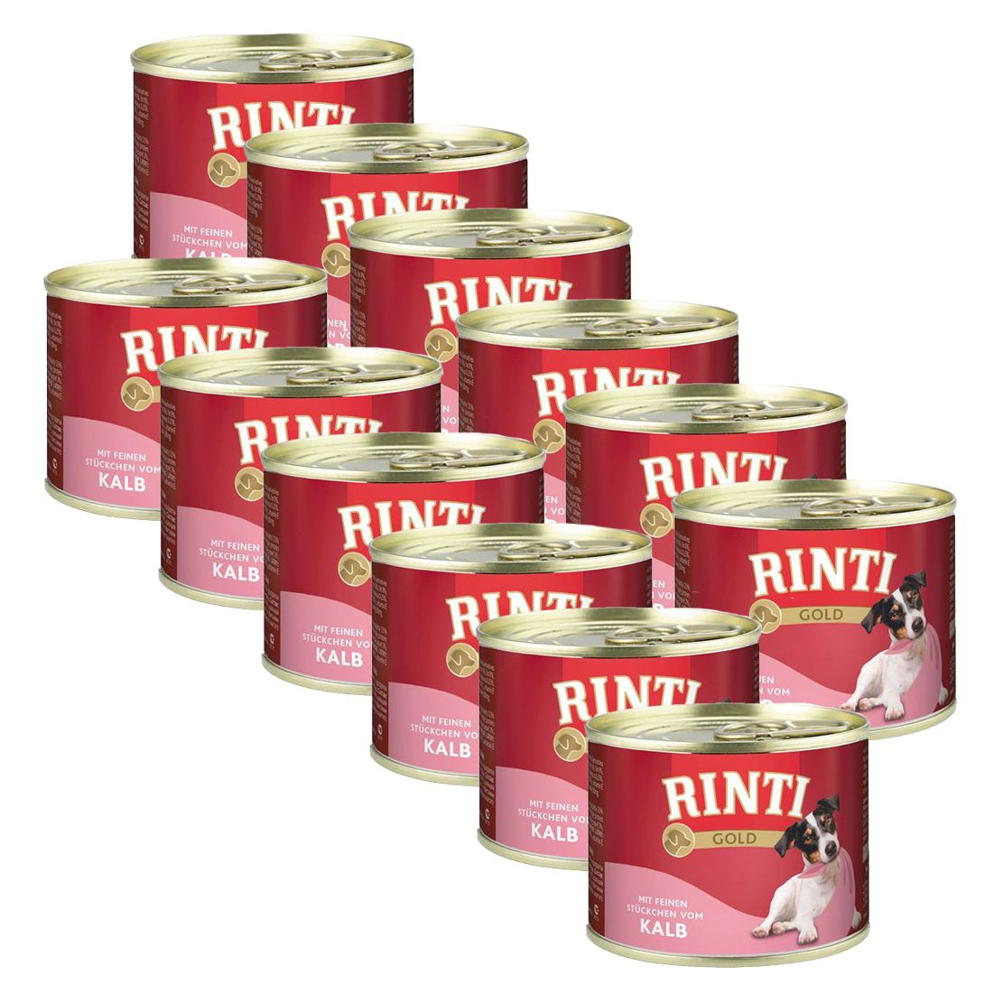 Konzerva Rinti Gold Adult teľa 12 x 185 g