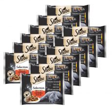 Sheba Selection Šťavnatý výber kapsičiek 12 x (4 x 85 g)