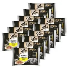 Sheba Delicacy Hydinov&yacute; v&yacute;ber kapsičiek 12 x (4 x 85 g)