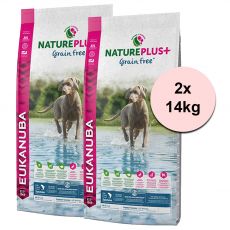 Eukanuba Nature Plus Puppy Grain Free Salmon 2 x 14 kg ABC ZOO