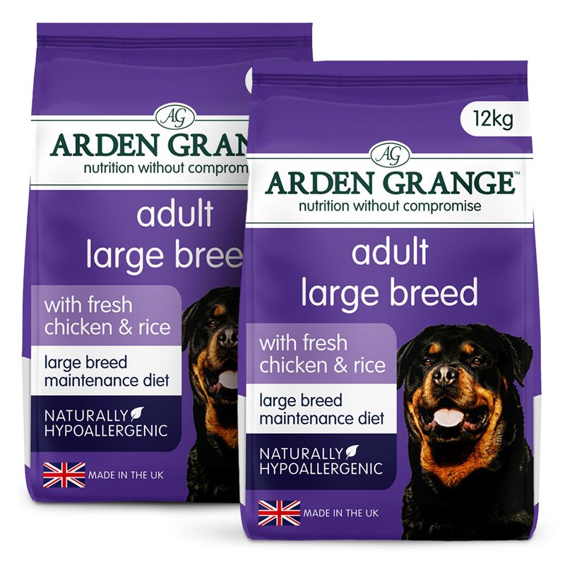 ARDEN GRANGE Adult Large Breed with fresh chicken & rice 2 x 12 kg