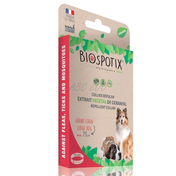 Obojok BIOGANCE Biospotix Large dog L-XL s repelentným účinkom 75 cm