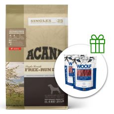 ACANA Singles Free-Run Duck 11,4 kg + 2 x pamlsky ZADARMO