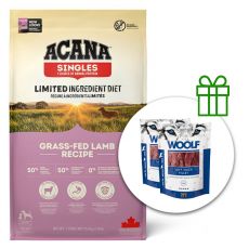 ACANA Singles Grass-Fed Lamb 11,4 kg + 2 x pamlsky ZADARMO