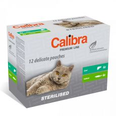 Calibra Cat kapsičky Premium Steril. multipack 12 x 100 g