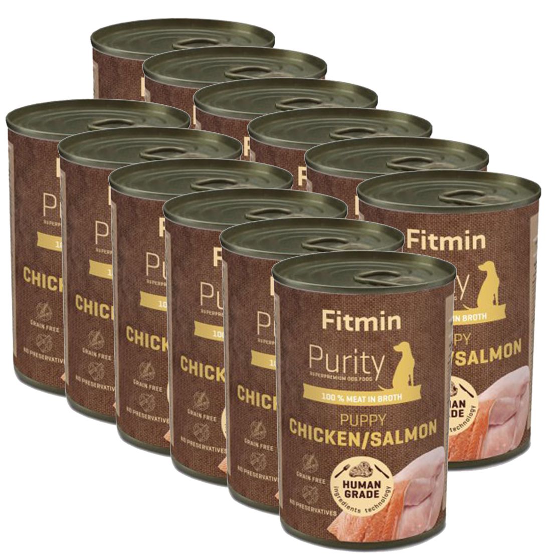 Fitmin Purity Puppy Chicken & Salmon 12 x 400 g