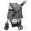 Kočík pre psy a mačky Buggy 47 x 100 x 80 cm, sivý