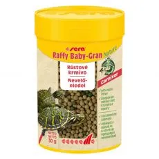 Sera raffy baby gran Nature - krmivo pre mlad&eacute; korytnačky - 100 ml