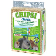 CHIPSI Classic - Hoblinová podstielka pre hlodavce 60L
