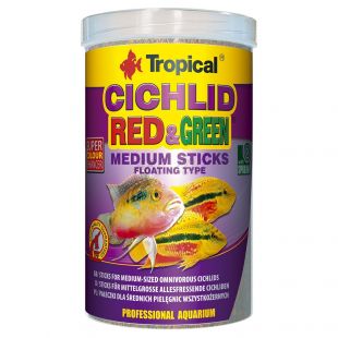 TROPICAL Cichlid Red/Green Medium Sticks 1000ml