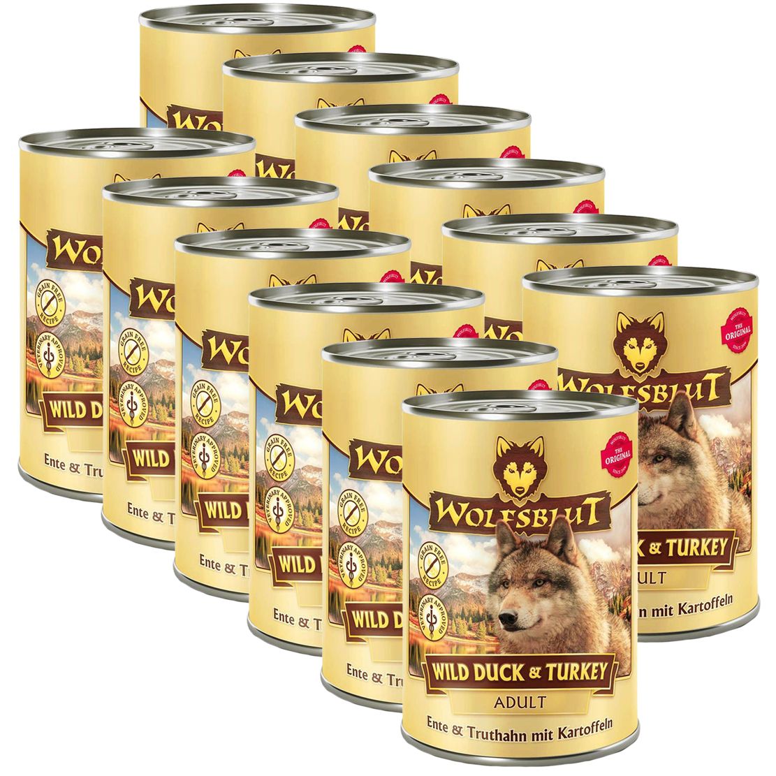 Konzerva Wolfsblut Wild Duck & Turkey 12 x 395 g
