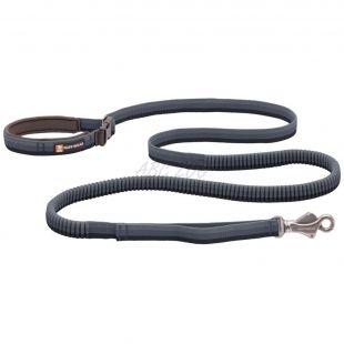 Vodítko pre psy Ruffwear Roamer Bungee Dog Lead Granite Gray M
