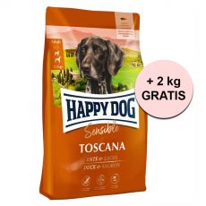 Happy Dog Supreme Toscana 12,5 kg + 2 kg ZADARMO
