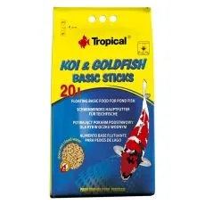 TROPICAL Koi & Goldfish basic sticks - 20 L