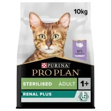 PRO PLAN Adult Sterilised Renal Plus granule pre mačky morka 10 kg