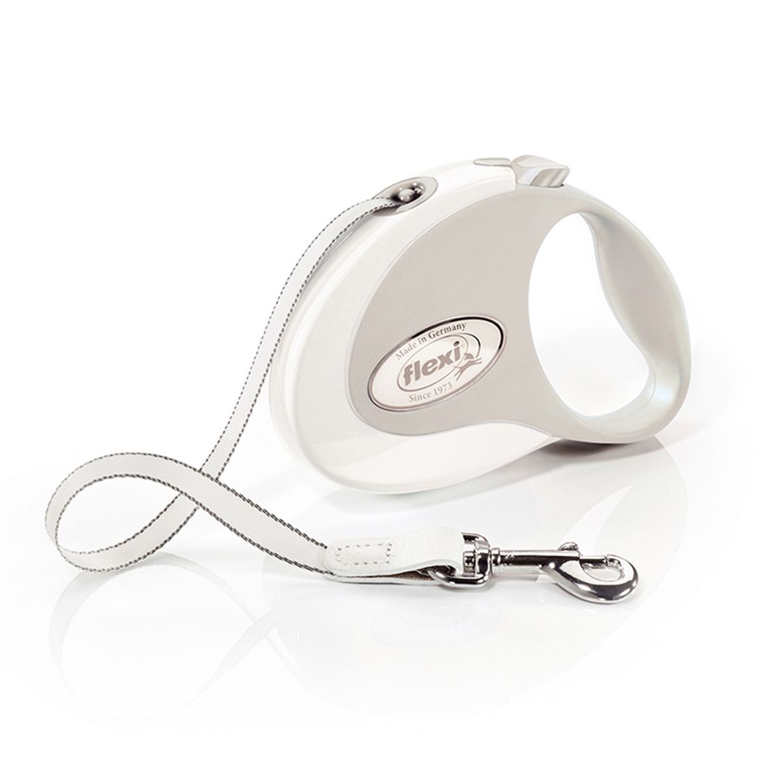 Flexi STYLE vodítko S do 12kg, 3m popruh – biele