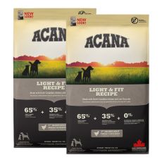 Acana Light & Fit Recipe 2 x 11,4 kg | ABC-ZOO