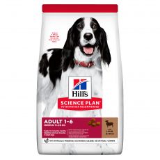 Hill's Science Plan pre stredné dospelé psy s jahňacím a ryžou 14 kg