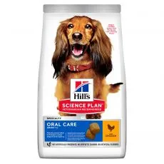 Hill's Science Plan Oral Health pre stredn&eacute; dospel&eacute; psy s kurac&iacute;m 12 kg