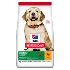 Hill's Science Plan granule pre &scaron;teňat&aacute; veľk&yacute;ch plemien s kurac&iacute;m 16 kg