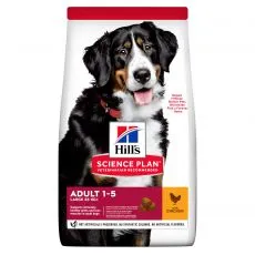 Hill's Science Plan granule pre dospel&yacute;ch psov veľk&yacute;ch plemien s kurac&iacute;m 18 kg